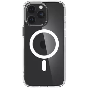 Tok Spigen Crystal Hybrid MagFit for iPhone 15 Pro White (ACS06475) kép