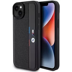 Tok BMW BMHCP15S23PUPVK iPhone 15 6.1" black hardcase Perforated Tricolor Line (BMHCP15S23PUPVK) kép