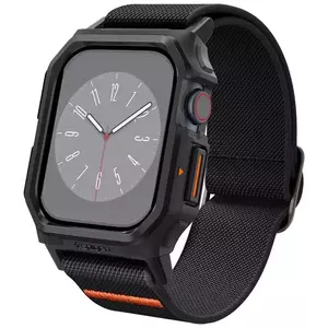 Tok Spigen Lite Fit Pro, matte black - Apple Watch 2024 46mm (ACS08609) kép