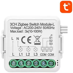 Kapcsoló Avatto Smart ZigBee Switch N-LZWSM01-3 Without Neutral TUYA kép