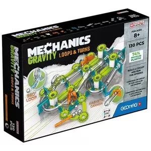 Egy játék GEOMAG Magnetic blocks Mechanics Gravity Loops&Turns 130 pieces GEO-763 kép