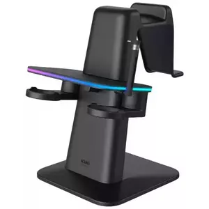 Kiwi Design RGB Vertical Stand Meta Officially Co-Branded QC03 for Meta Quest 3/Quest 2/Quest PRO Black kép