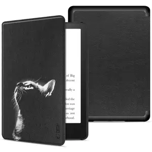 Tok TECH-PROTECT SMARTCASE KINDLE PAPERWHITE VI / 6 / COLORSOFT / SIGNATURE EDITION BLACK CAT (5906302371617) kép