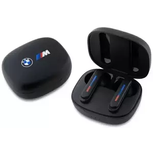 Fejhallgató BMW Bluetooth Headphones BMBEMIATP20LOK TWS + Docking Station Black Printed Logos (BMBEMIATP20LOK) kép