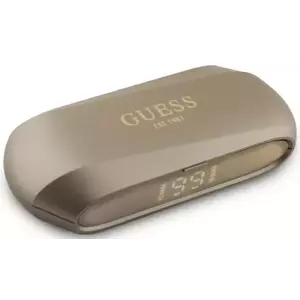 Fejhallgató Guess Bluetooth Headphones GUTWSC2MCDSD TWS + Docking Station Gold Elongated Metalic Printed Logo (GUTWSC2MCDSD) kép