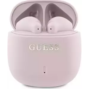 Fejhallgató Guess Bluetooth Headphones GUTWSJ14ESGP TWS + Docking Station Pink Printed Classic Logo (GUTWSJ14ESGP) kép