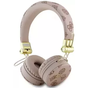 Fejhallgató Guess Bluetooth ENC GUBH70EPOSMW Brown Peony Script Round Shape Headphones (GUBH70EPOSMW) kép