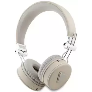 Fejhallgató Guess Bluetooth on-ear headphones ENC GUBH70PGTSPSE beige Grained Classic Round Shape (GUBH70PGTSPSE) kép