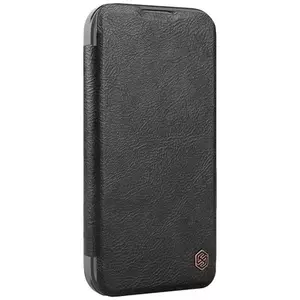 Tok Nillkin Qin Prop Leather iPhone 16 Pro Max Case (Black) kép