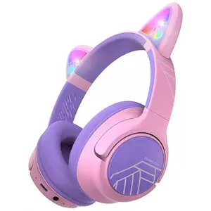 Fejhallgató PowerLocus Bobo Cat Ears Wireless Headphones for Kids kép