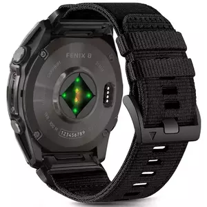 Óraszíj TECH-PROTECT NYLON CLASSIC GARMIN FENIX 5X / 5X PLUS / 6X / 6X PRO / 7X / 8 (51 MM) BLACK (5906302376735) kép