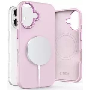 Tok TECH-PROTECT SILICONE PURE MAGSAFE IPHONE 16 PINK PEARL (5906302372522) kép