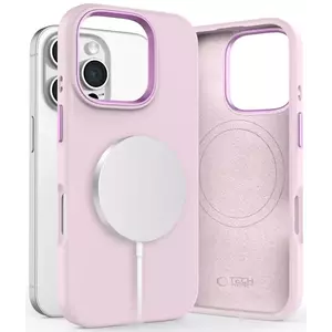 Tok TECH-PROTECT SILICONE PURE MAGSAFE IPHONE 16 PRO PINK PEARL (5906302372577) kép