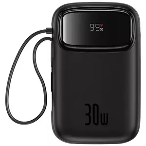 Töltő Powerbank Baseus QPow 2 10000mAh 30W 2xUSB-C (black) kép