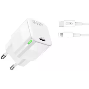 Töltő XO Wall charger CE06, 30W, USB-C, with cable Lightning kép