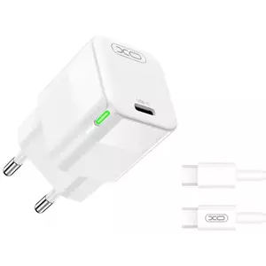 Töltő XO Wall charger CE06, 30W, USB-C, with cable UBS-C kép