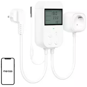 Termosztát Meross Socket thermostatic temperature controller MTS960HK (HomeKit) kép