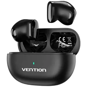 Fejhallgató TWS Vention NBLB0 Earbuds T12 Wireless Headphones (black) kép