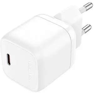 Töltő Vention FAKW0-EU USB-C GaN power charger (30W) (white) kép