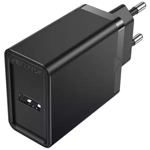 Töltő Vention FACB0-EU USB Charger 22.5W (black) kép