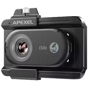 Apexel 3x CPL lens / microscope for smartphone APL-MS3IN1, 200x / 150x / 100x kép