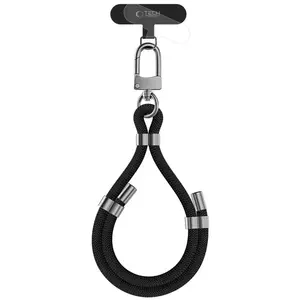 Szíj TECH-PROTECT C4S ROPE WRIST STRAP BLACK/SILVER (5906302371693) kép