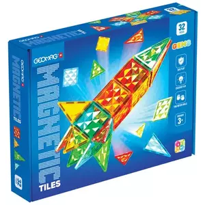 Egy játék Geomag Gems Rocket 32 magnetic tiles kép