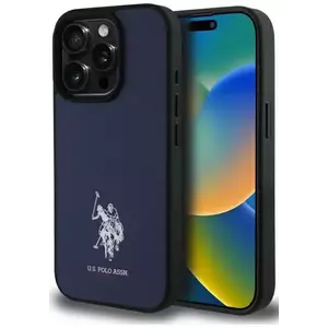 Tok US Polo USHCP15XPGEV iPhone 15 Pro Max 6, 7" navy Leather Embroidered DH Color (USHCP15XPGEV) kép