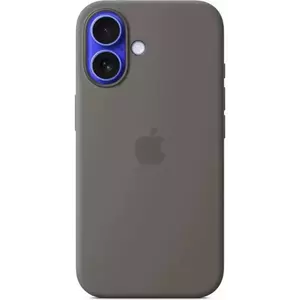 Tok Apple iPhone 16 Silicone Case with MS - Stone Gray kép