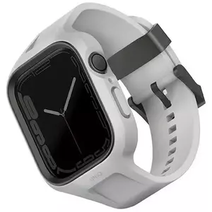 Tok UNIQ Monos 2in1 Apple Watch Strap + Case Series 4/5/6/7/8/9/SE/SE2 44/45mm. gray/chalk gray (UNIQ-45MM-MONOSGRY) kép