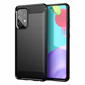 MG Carbon Case Flexible szilikon tok Samsung Galaxy A72 4G, fekete kép