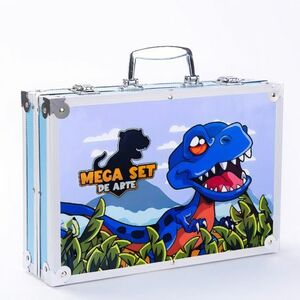 MG Art Suitcase Dino festőkészlet gyerekeknek kofferban 145db, kék kép