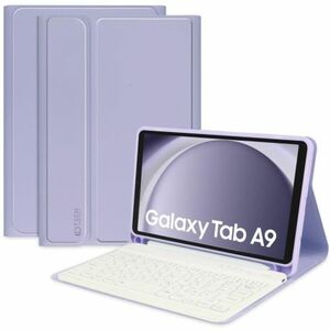 Tech-Protect SC Pen tok billentyűzettel Samsung Galaxy Tab A9 8.7'', lila kép