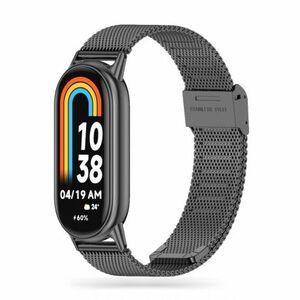 Tech-Protect Milanese szíj Xiaomi Smart Band 8 / 9, black kép