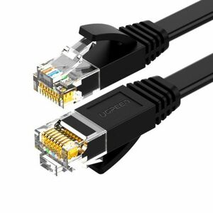 Ugreen NW102 Flat kábel LAN Ethernet Cat6 10m, fekete (NW102) kép