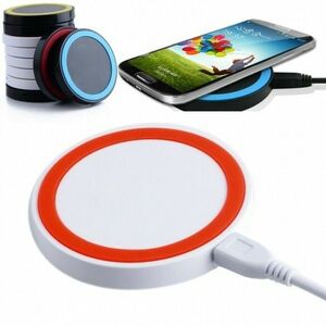 Vezeték nélküli mobiltöltő, wireless charger - Csak helyezd rá a telefonod és már tölti is! kép