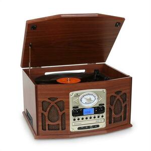 Auna NR-620 sztereó készülék, stereo, MP3 felvétel, barna kép