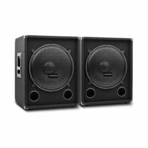 Auna Pro PW-1015-SUB MKII, passzív PA mélynyomó hangfalpár, 15" subwoofer, 500 W RMS kép