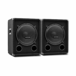 Auna Pro PW-1010-SUB MKII, passzív PA mélynyomó hangfalpár, 10" (25, 4 cm) subwoofer, 300 W kép