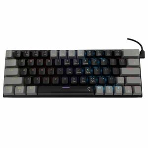 White Shark Gaming mechanical keyboard WAKIZASHI 2, blue switch, US, black/gray kép