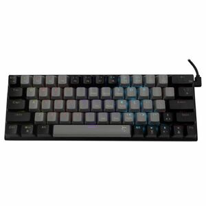 White Shark Gaming mechanical keyboard WAKIZASHI 2, blue switch, US, black/gray kép