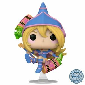 POP! Animation: Dark Magician Girl with Cylinder (Yu Gi Oh) Special Edition Flocked (Glows in The Dark) kép