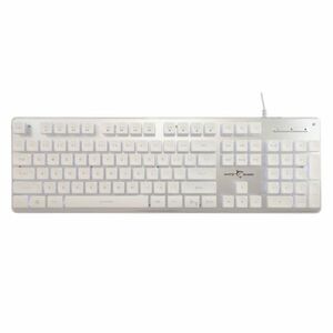 White Shark Gaming membrane keyboard TACHI, US, white kép