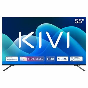 KIVI TV 55U730QB, 55" (139 cm), HD LED TV, AndroidTV, fekete kép