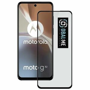 OBAL: ME 5D Edzett védőüveg Motorola G32 számára, fekete kép