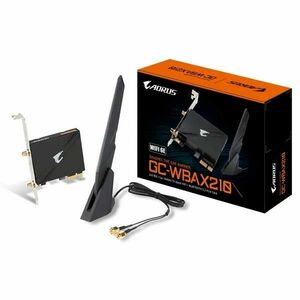 Gigabyte AORUS GC-WBAX210 Intel WI-FI 6E AX210 PCIe x1 network card kép