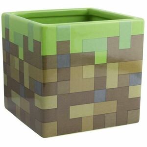 Grass Block Pen Plant Pot (Minecraft) kép