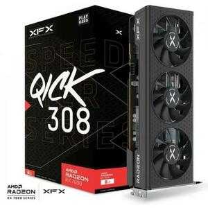 SPEEDSTER QICK 308 AMD Radeon RX 7600 Black (RX-76PQICKBY) kép