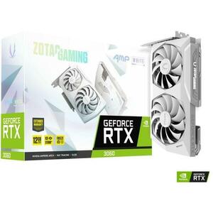 GeForce GAMING RTX 3060 12GB GDDR6 192bit AMP White Edition (ZT-A30600F-10P) kép