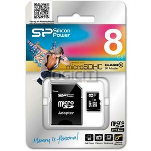 microSDHC 8GB C10 SP008GBSTH010V10SP kép